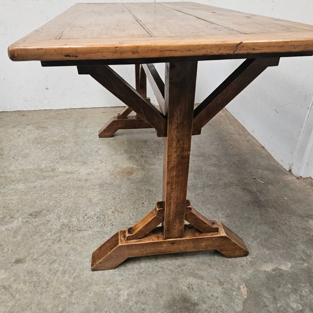 Pine & Beech Tavern Trestle Table View V
