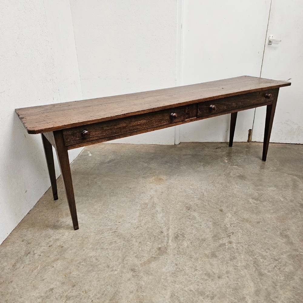 Two Drawer Country Work Table