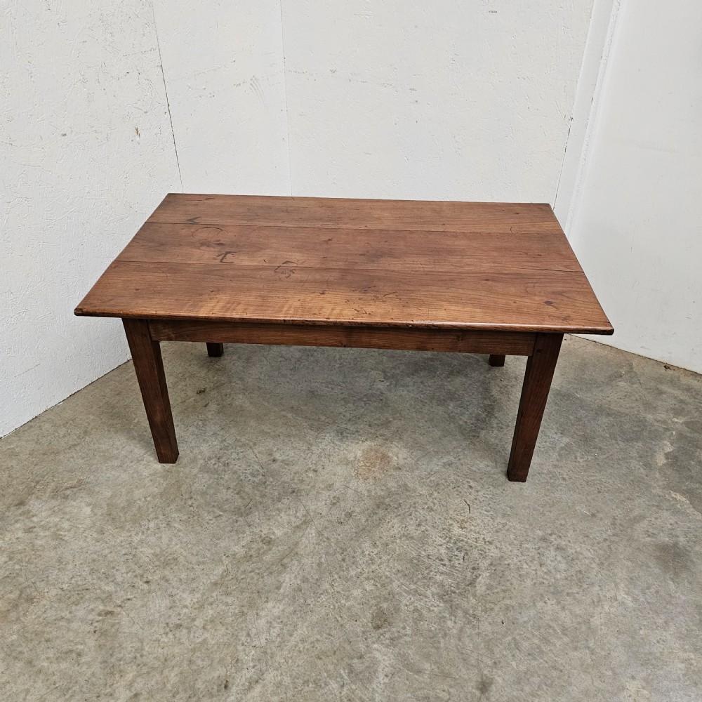 19th Century French Fruitwood Low Table View II