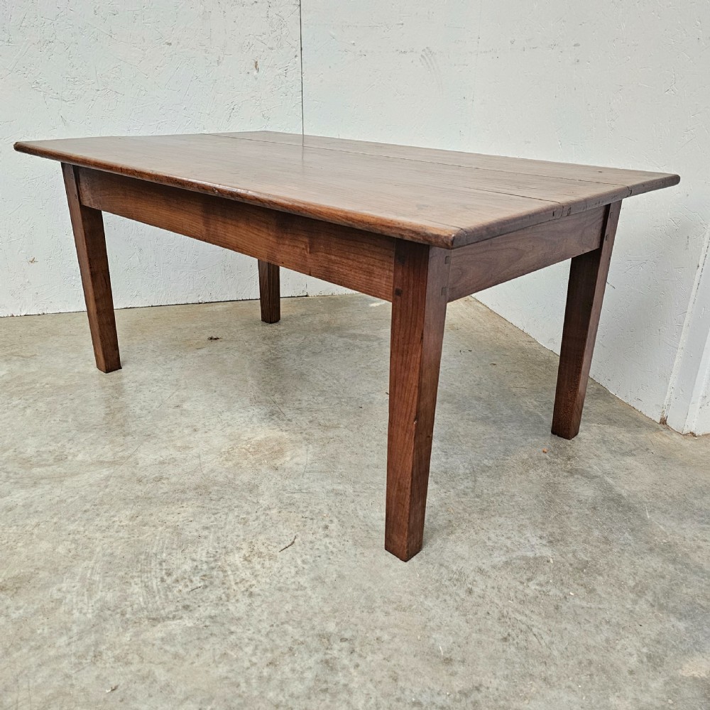 19th Century French Fruitwood Low Table View III