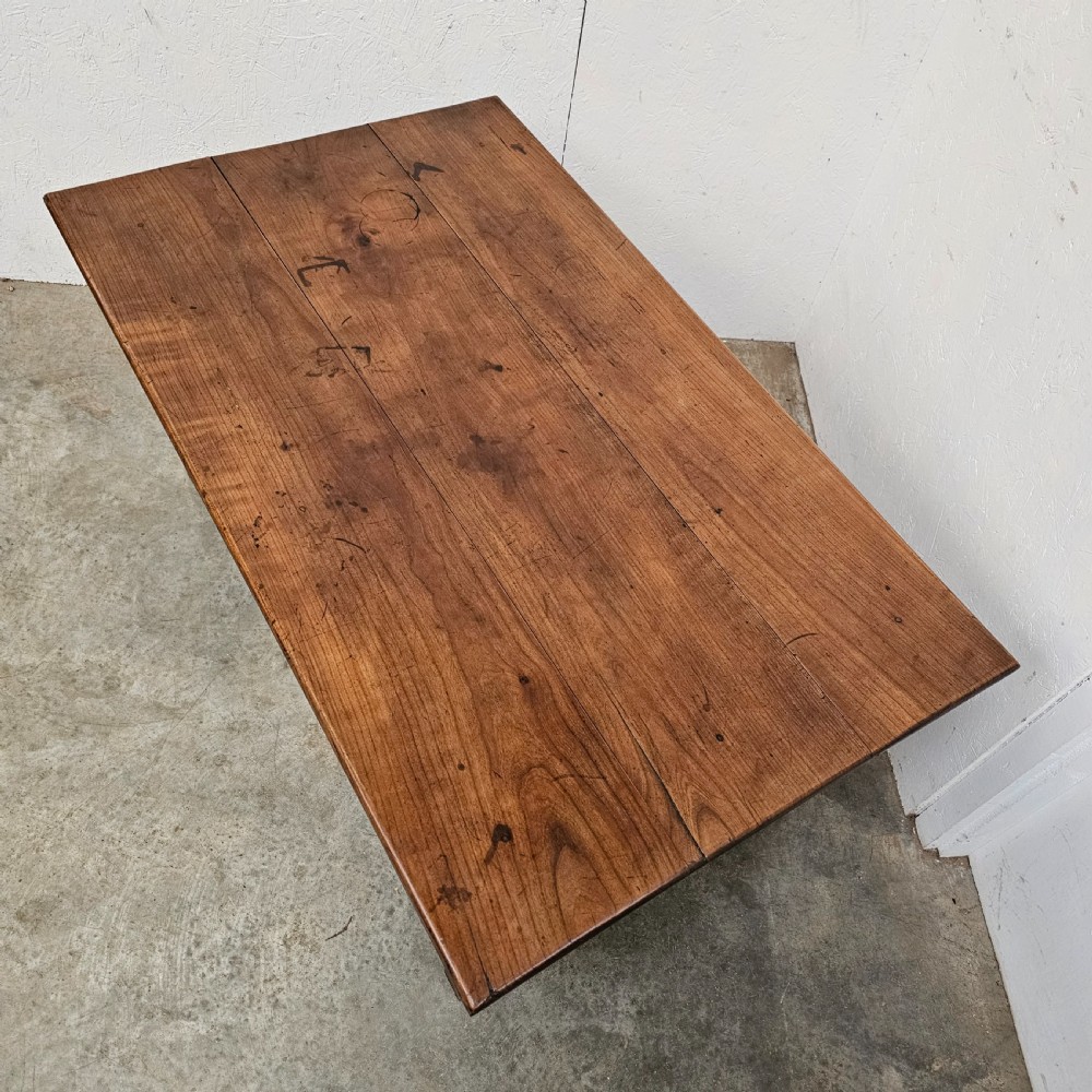 19th Century French Fruitwood Low Table View V