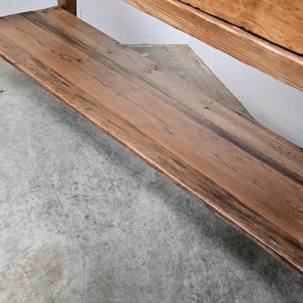 English Pine Potboard Dairy Table View IV
