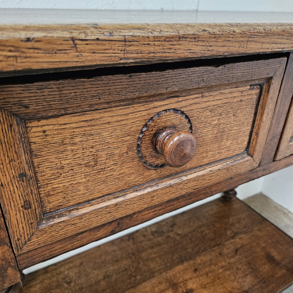 Two Tier Dairy Work Table (Alsace) View II