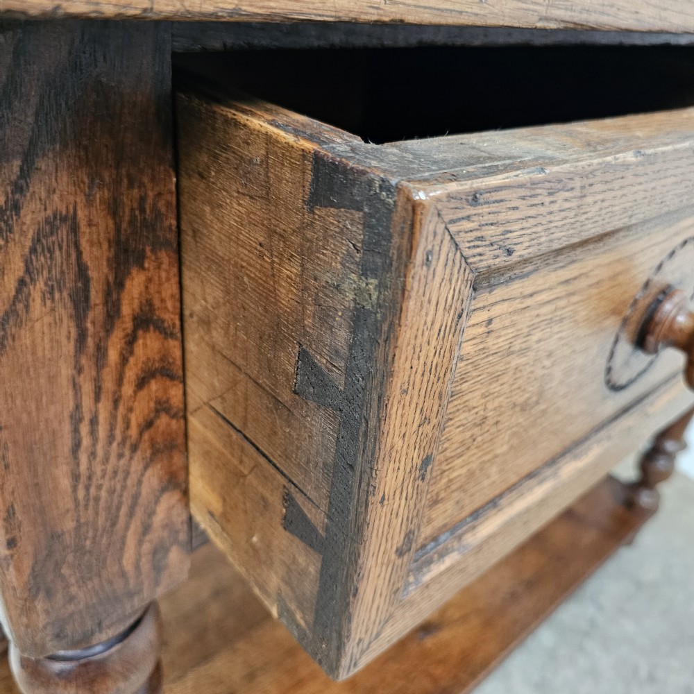 Two Tier Dairy Work Table (Alsace) View IV