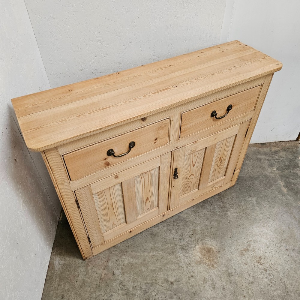 Slim English Pine Cabinet. View II