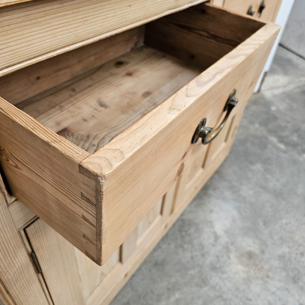 Slim English Pine Cabinet. View III