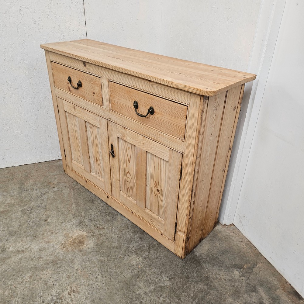 Slim English Pine Cabinet. View IV
