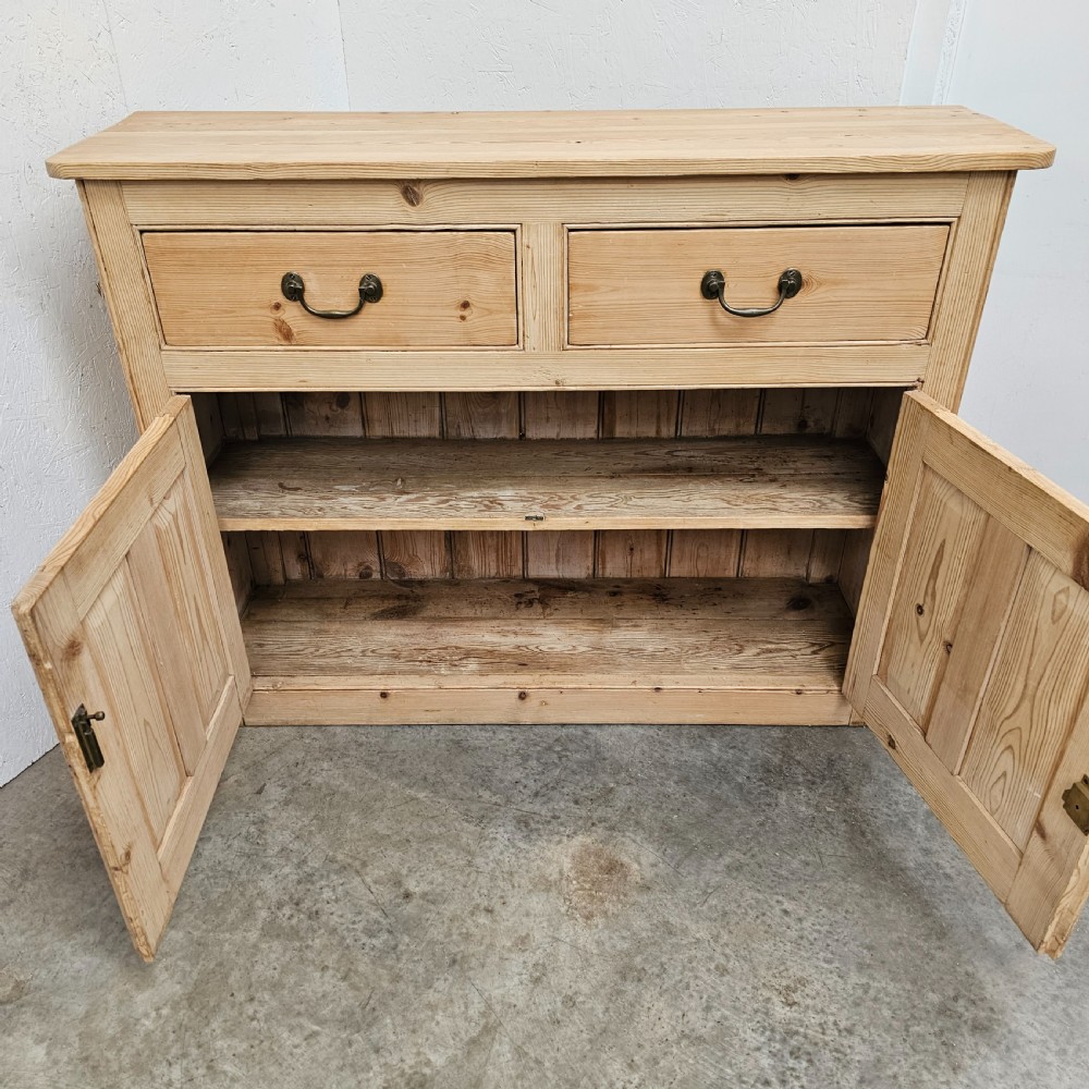 Slim English Pine Cabinet. View V