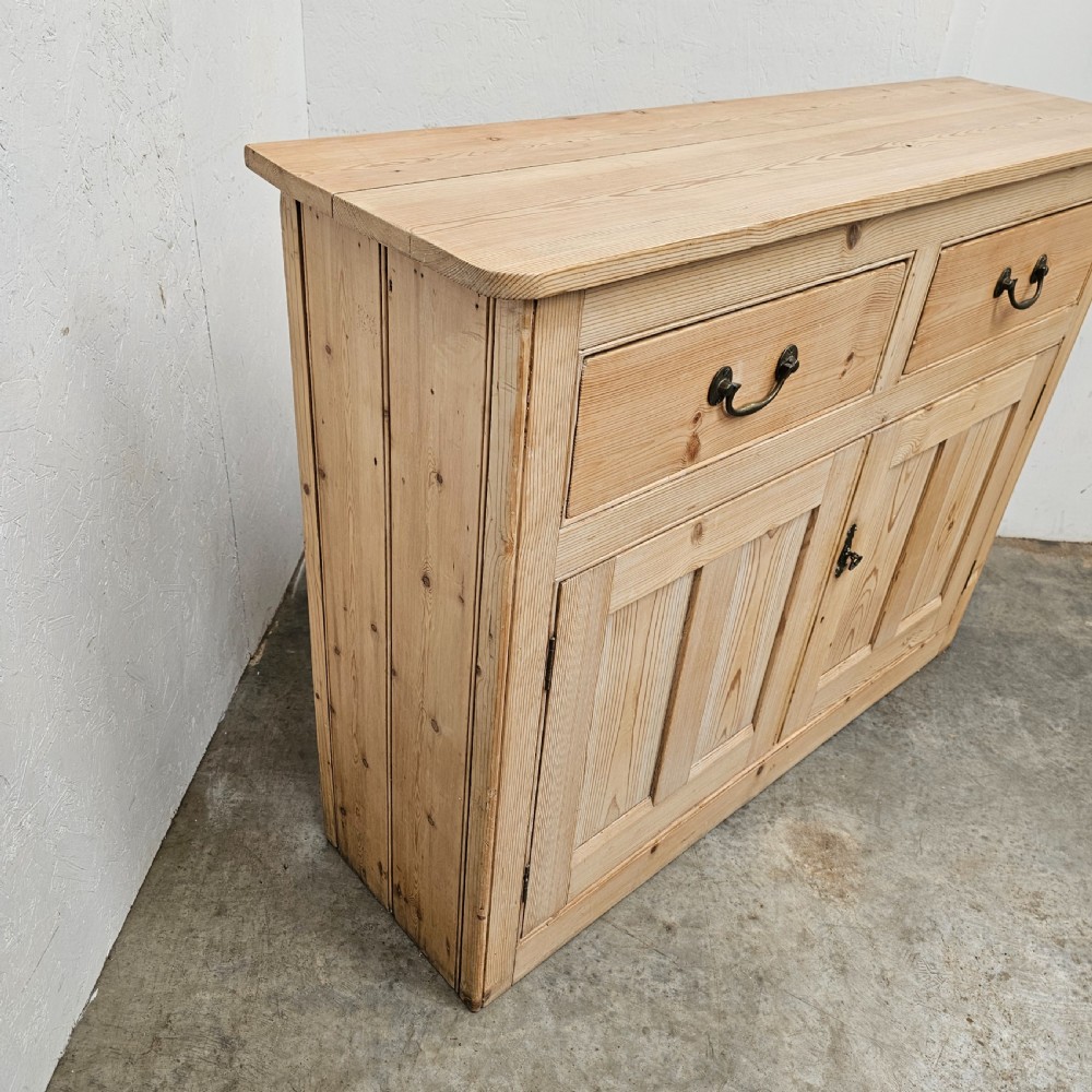 Slim English Pine Cabinet. View VI