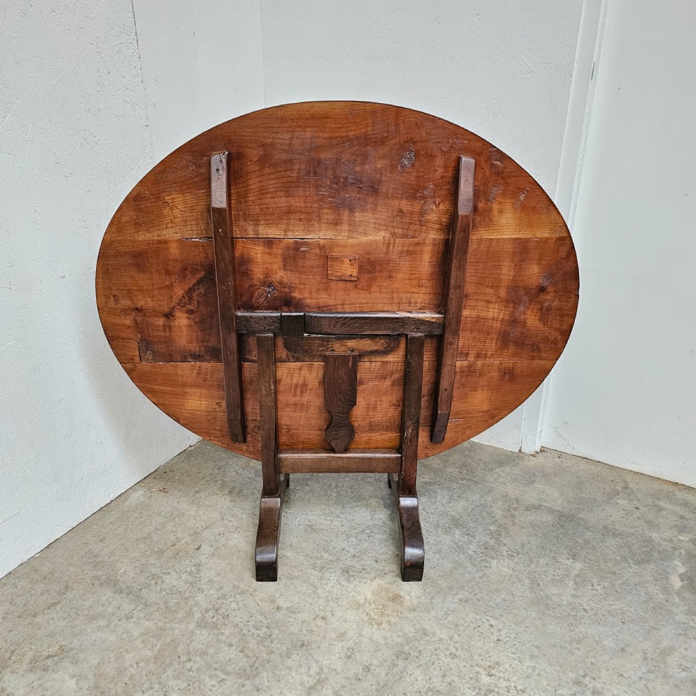 Cherry & Oak Folding Vinters Table View II