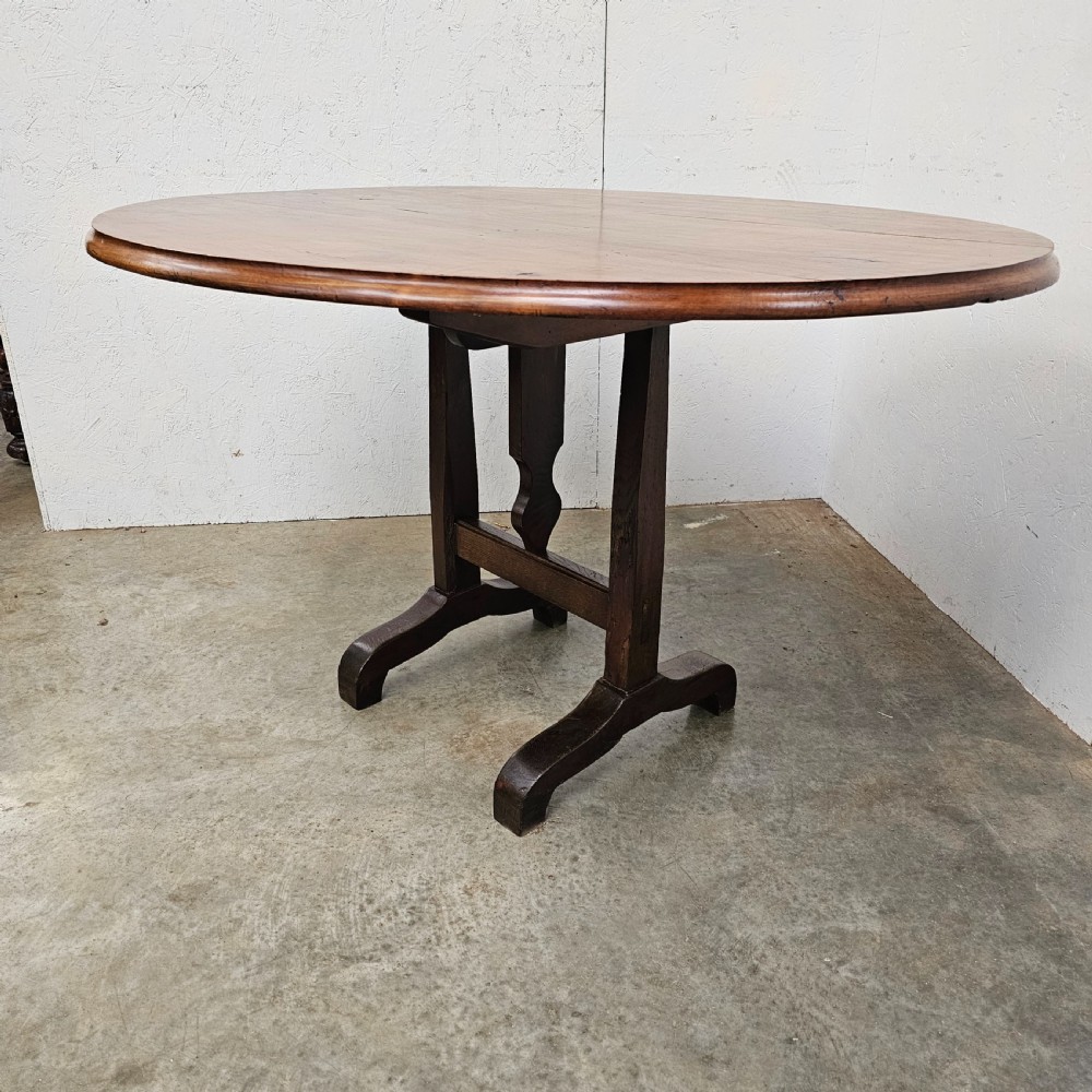 Cherry & Oak Folding Vinters Table View VI