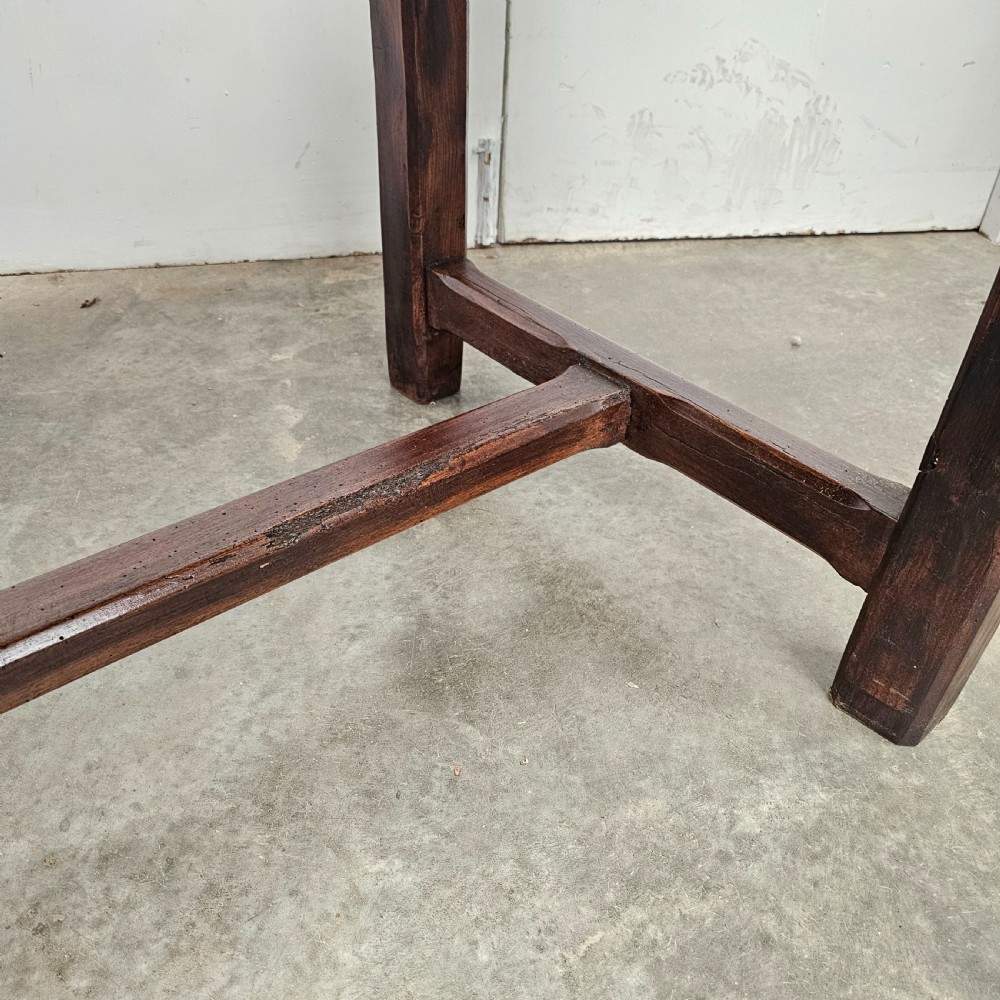 French Walnut Two-Board Top Refectory Table (7ft +) View III