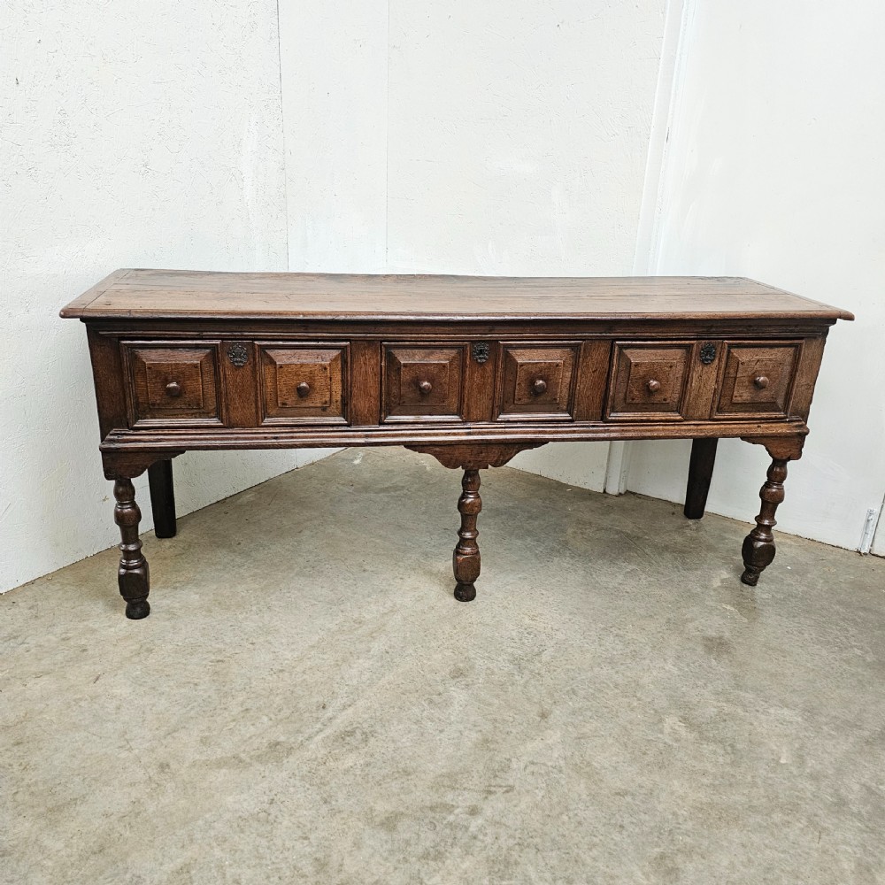 Early English Oak Dresser Base 