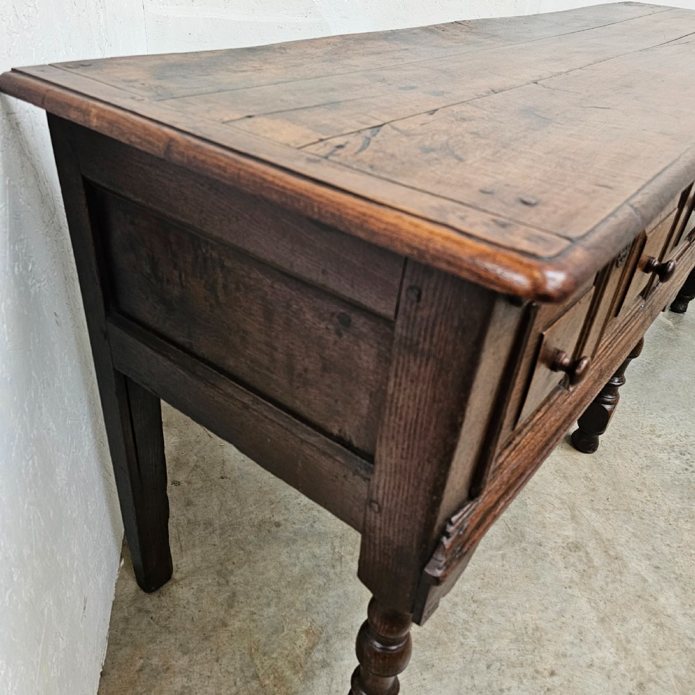 Early English Oak Dresser Base  View VI