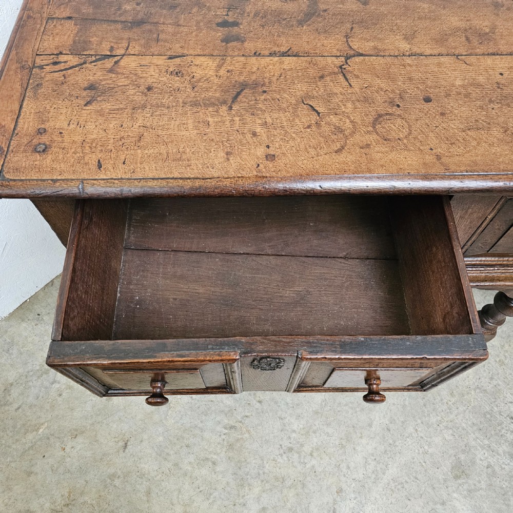 Early English Oak Dresser Base  View X
