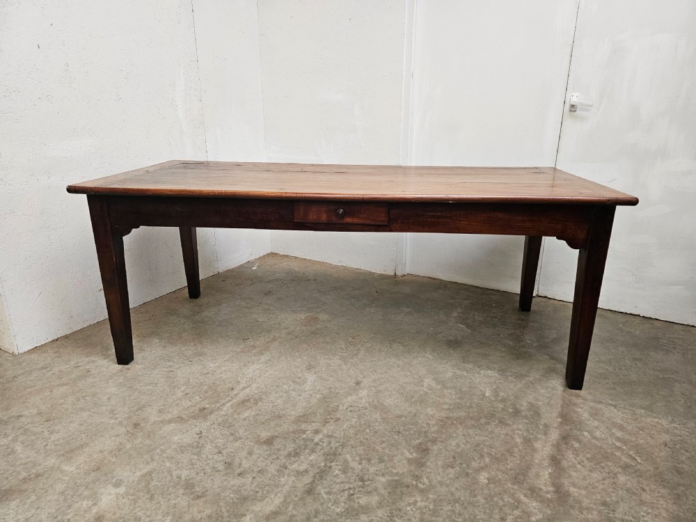 19th Century Cherry Farmhouse Table