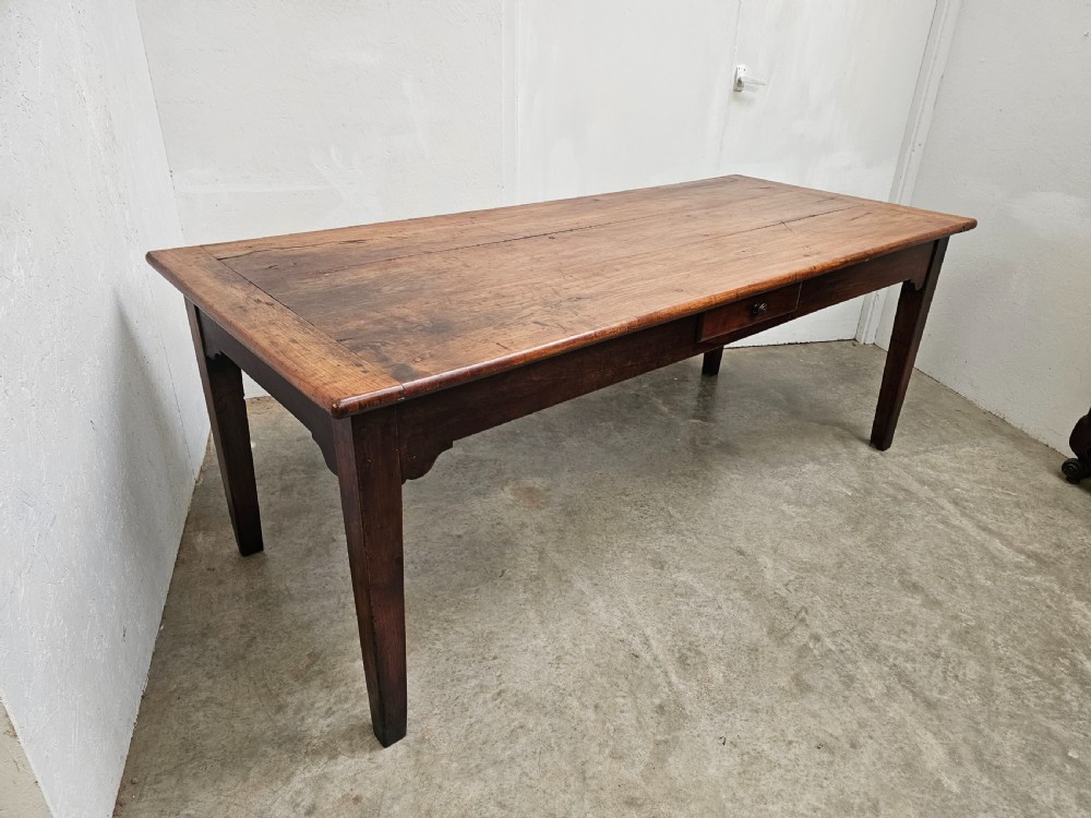 19th Century Cherry Farmhouse Table View II