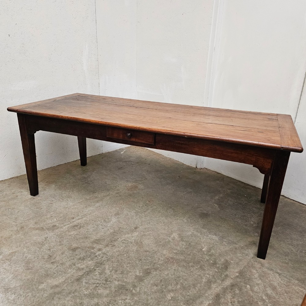 19th Century Cherry Farmhouse Table View III