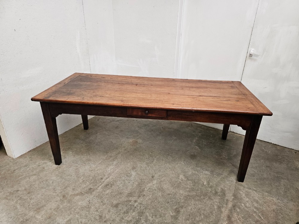 19th Century Cherry Farmhouse Table View IV