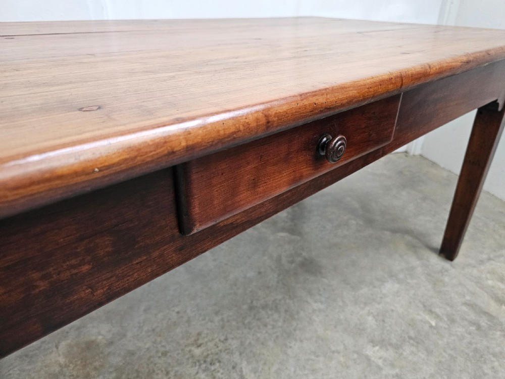 19th Century Cherry Farmhouse Table View VII