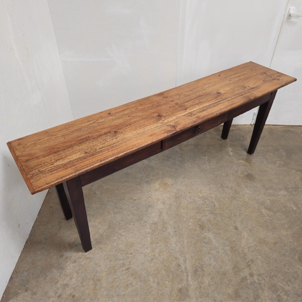 French Country Pine & Oak Serving Table View V