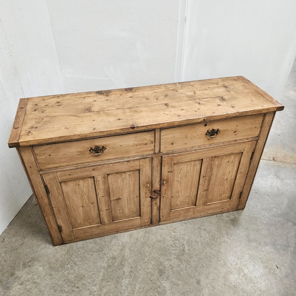 English Pine Two Door Sideboard View II