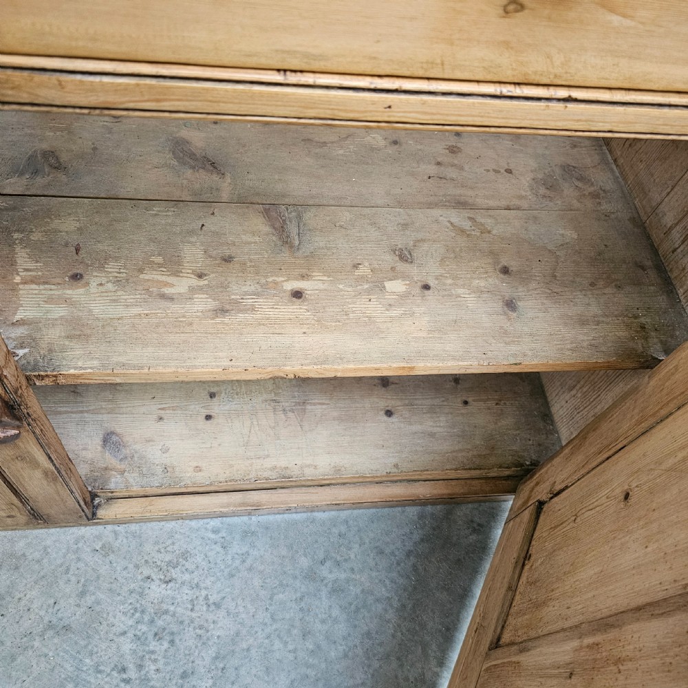 English Pine Two Door Sideboard View VI
