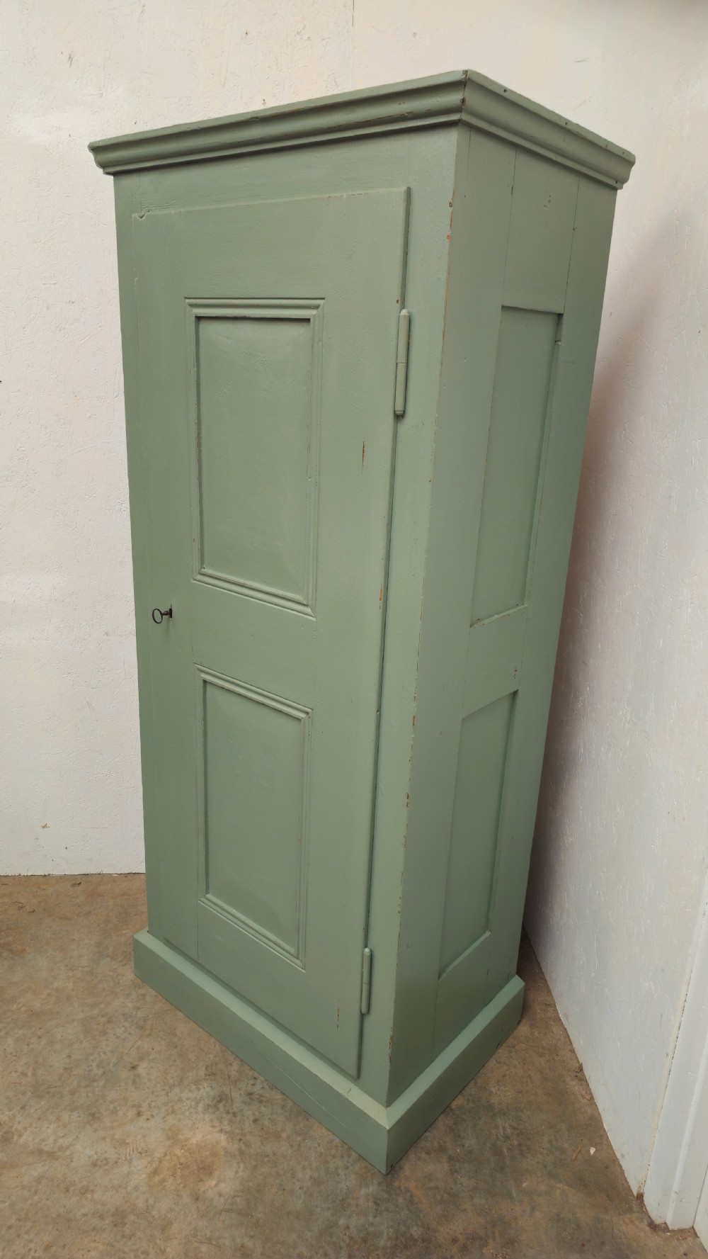 19th Century French Painted Pine Bonnetiere  View III