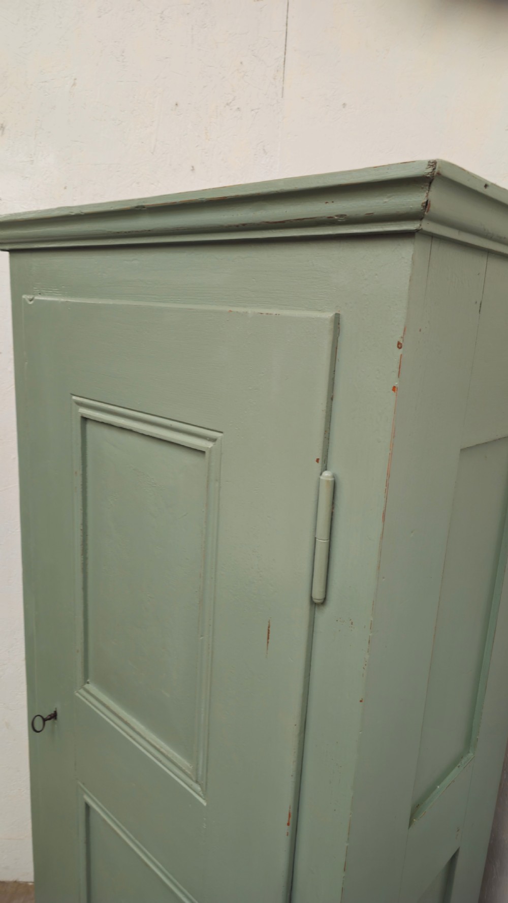 19th Century French Painted Pine Bonnetiere  View IV
