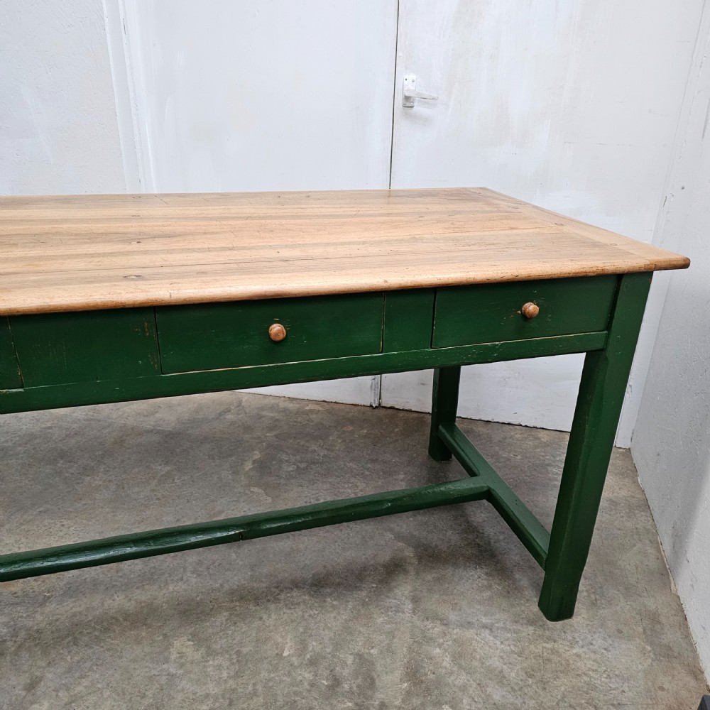 French Pine & Walnut Florists Worktable (8 Drawers) View III