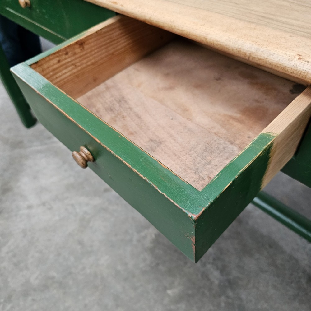 French Pine & Walnut Florists Worktable (8 Drawers) View IV
