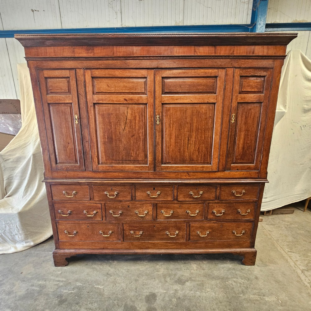 English 19th Century Oak Housekeepers Cupboard