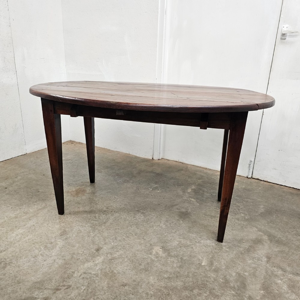 French Walnut Dropleaf Table View IV