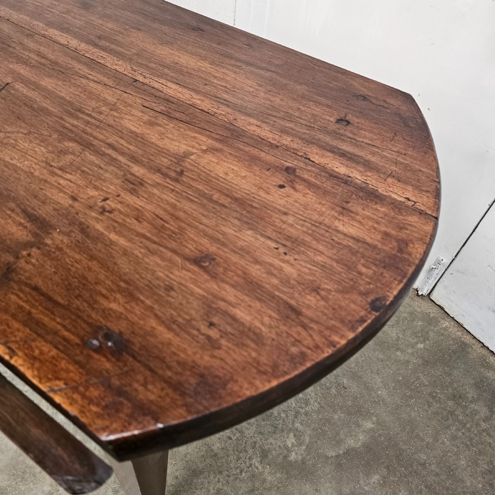 French Walnut Dropleaf Table View III