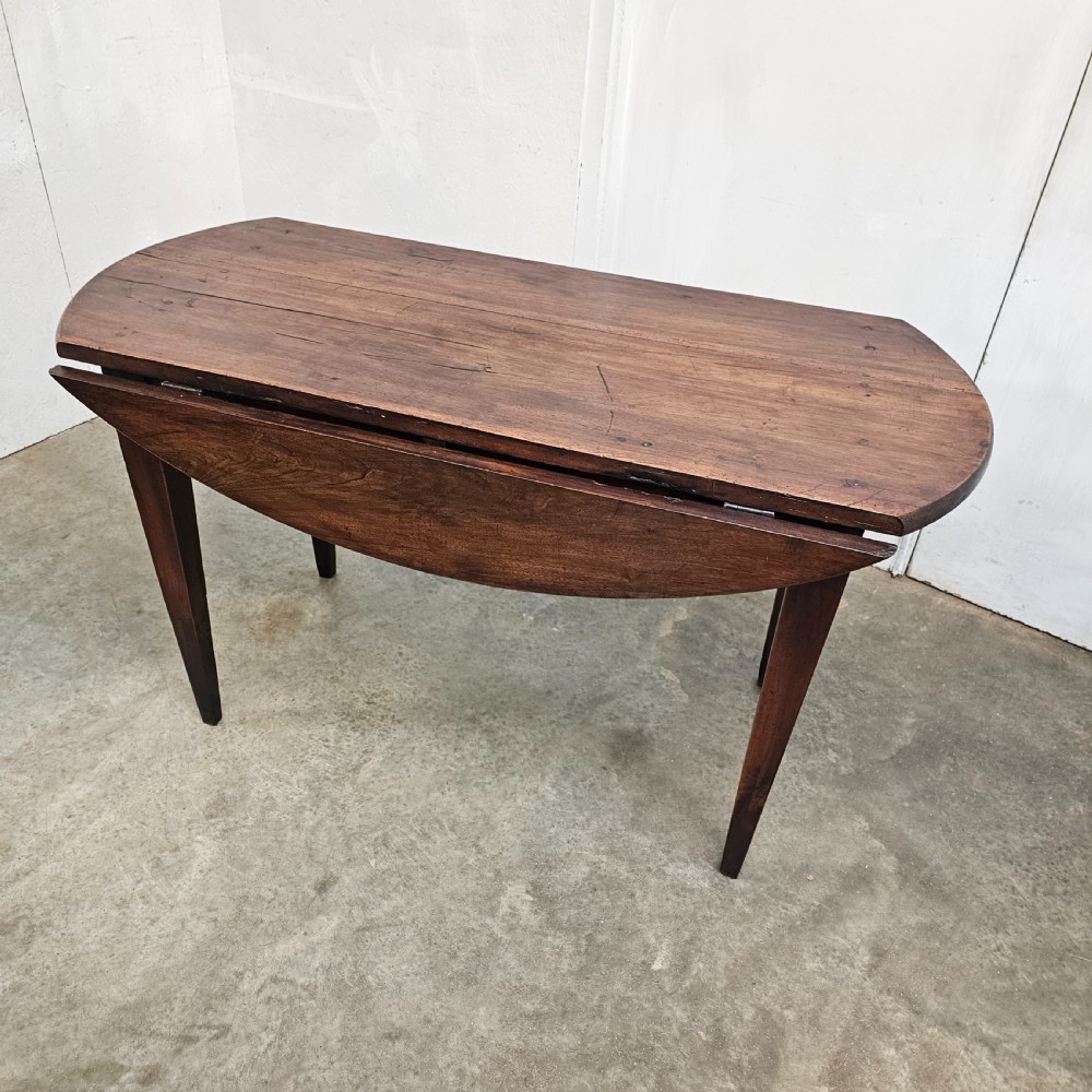 French Walnut Dropleaf Table