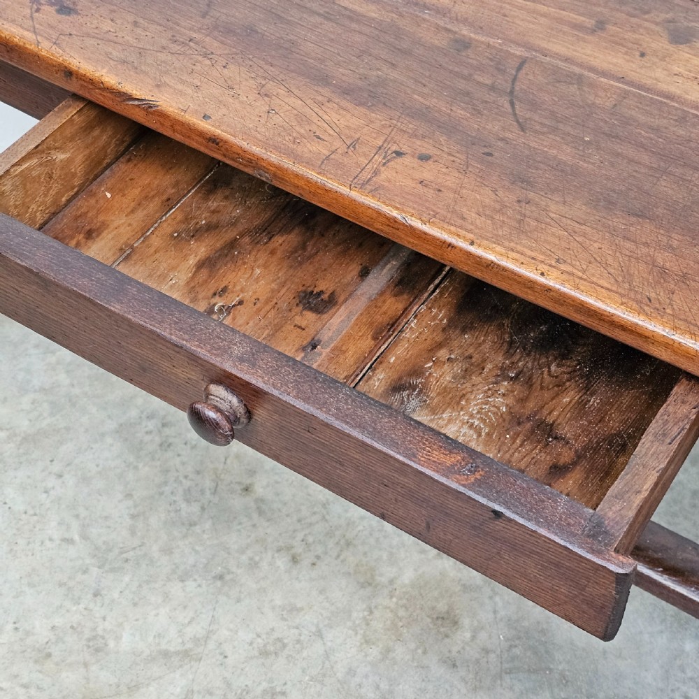 French Fruitwood & Oak Serving Table View IV