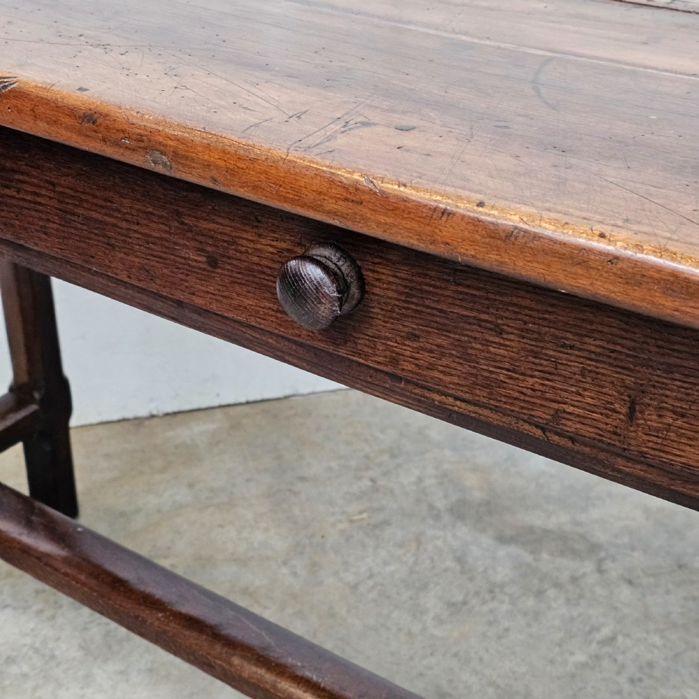 French Fruitwood & Oak Serving Table View V
