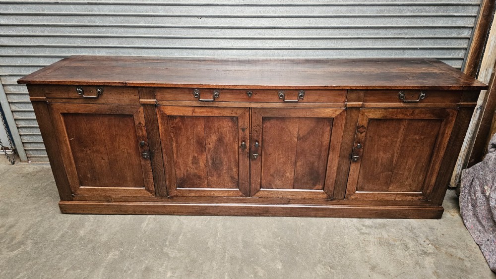 Large French Walnut & Oak Enfilade (9 Foot) View II