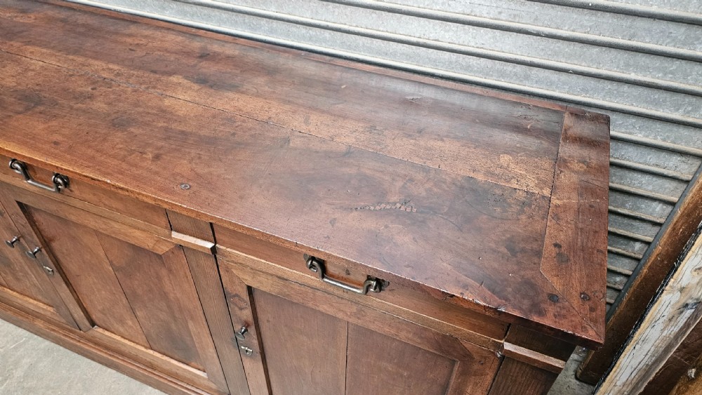 Large French Walnut & Oak Enfilade (9 Foot) View IV
