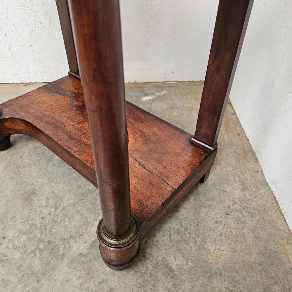 French Empire Marble Top Console View IV