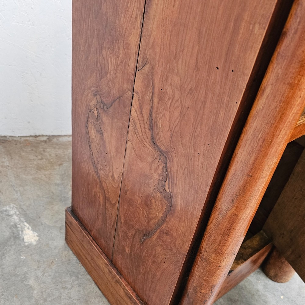Burr Ash & Walnut Empire Nightstand View V