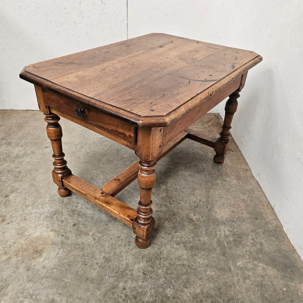 Diminutive French Walnut End Table