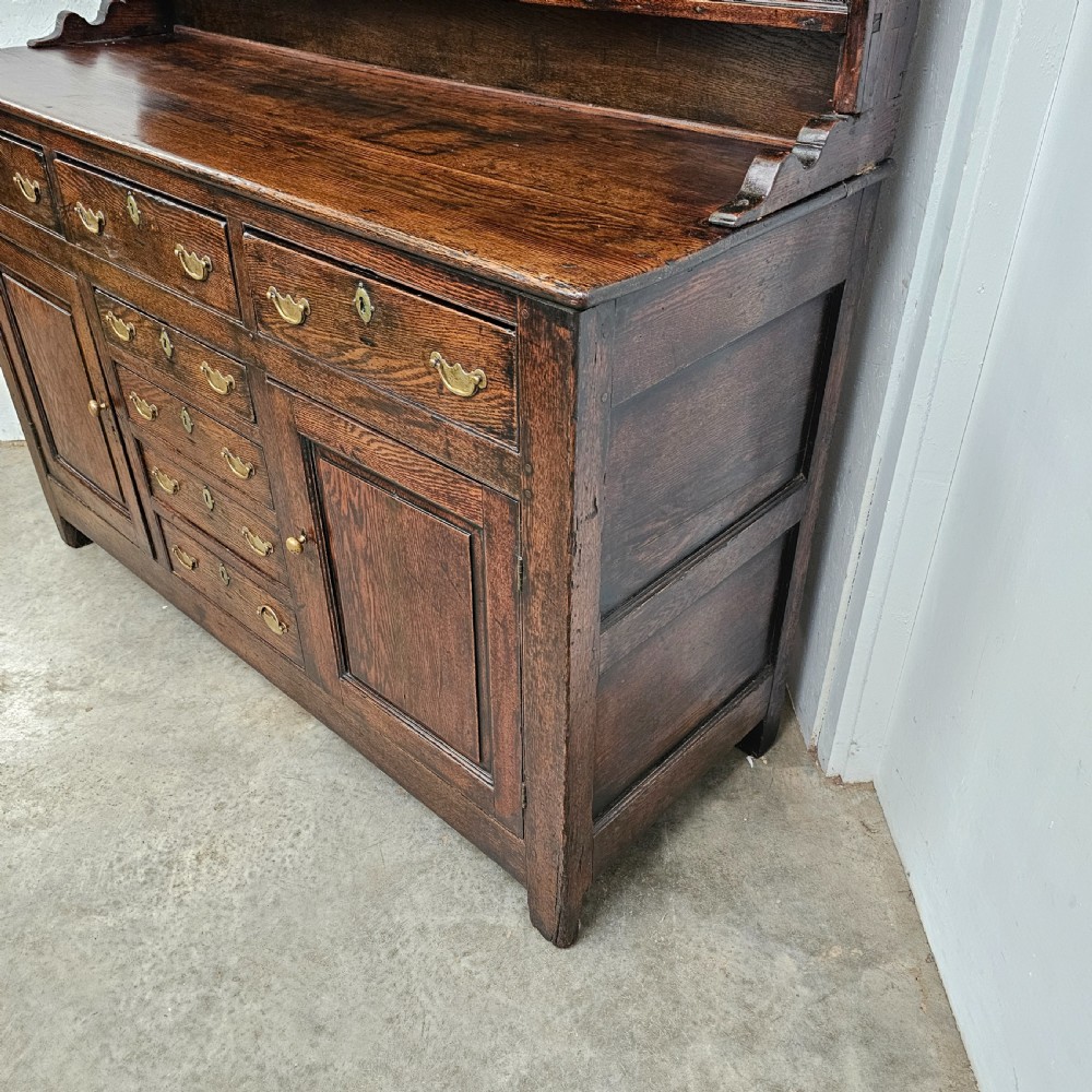 English Oak Dresser With Original Cup Hooks View VI