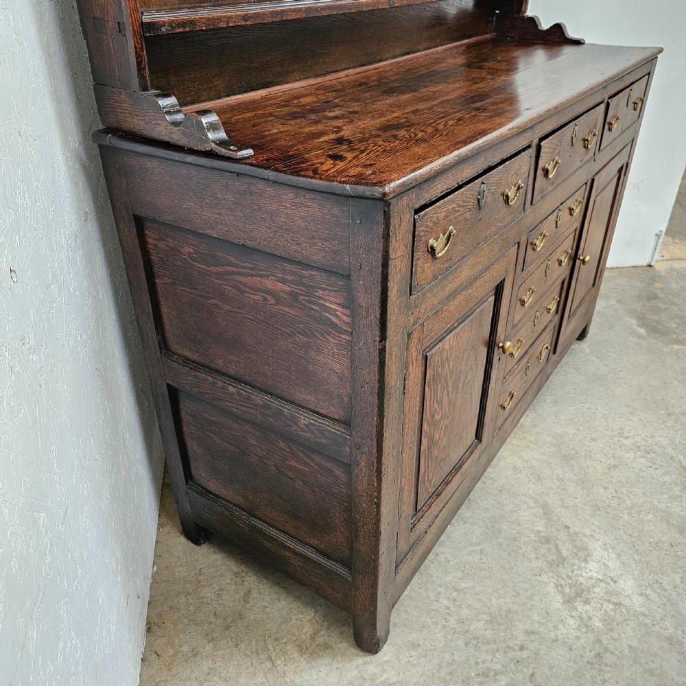 English Oak Dresser With Original Cup Hooks View VII