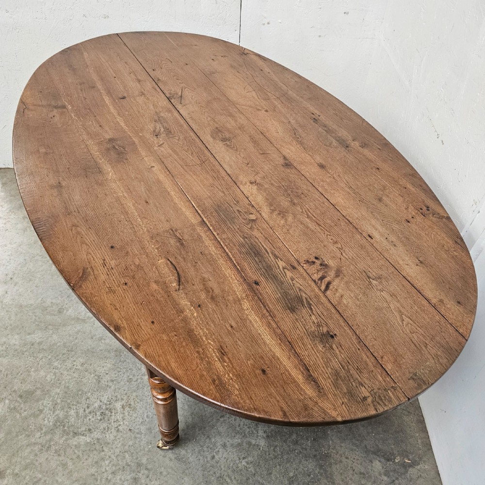 French Oval Farmhouse Table View III