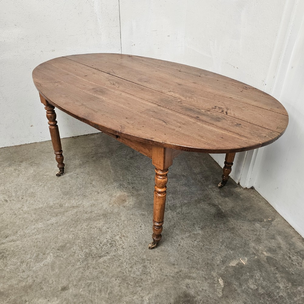 French Oval Farmhouse Table View IV