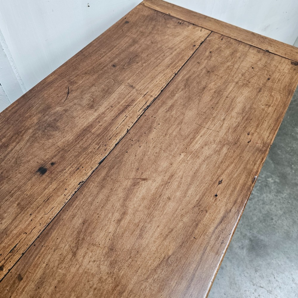 French Cherry Serving Table With Drawer View V