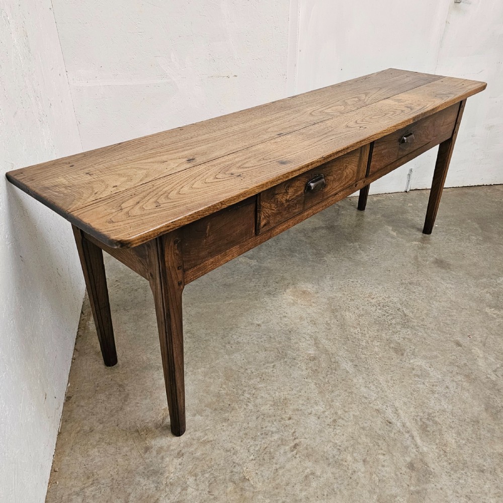 French Chestnut Two Drawer Serving Table View II