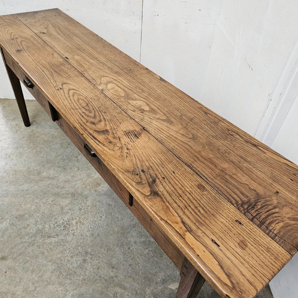 French Chestnut Two Drawer Serving Table View VIII