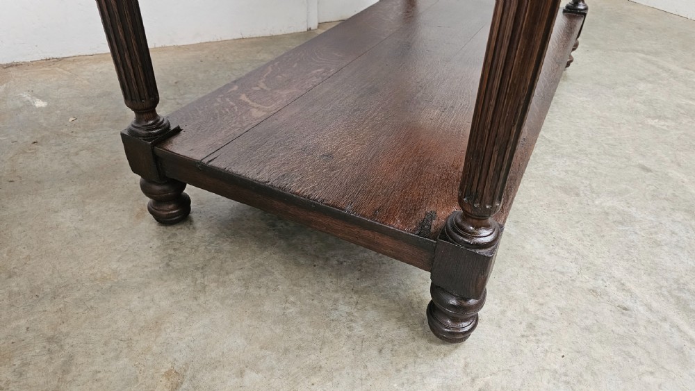 French Two-Tier Tailors Shop Worktable View V